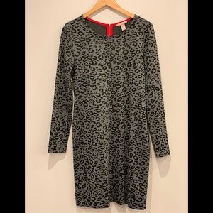 Banana Republic leopard print dress.
